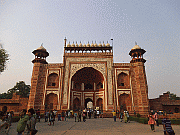 One of the gates of the Taj Mahal complex