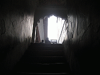 Secret staircase from Agra Fort to the Yamuna river
