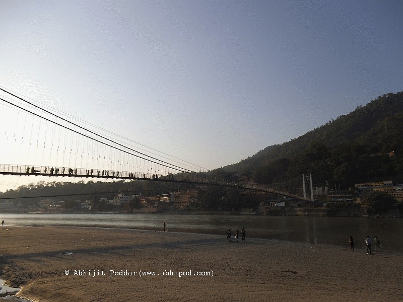 The Ram Jhoola bridge